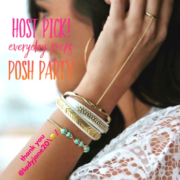 Stella & Dot Jewelry - Stella & Dot | Dainty Gold Bracelet Turquoise+Gold Delicate Cuff